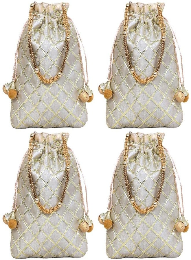 حقيبة بوتلي ذهبية اللون من دوقة للنساء (عبوة من 4 قطع)